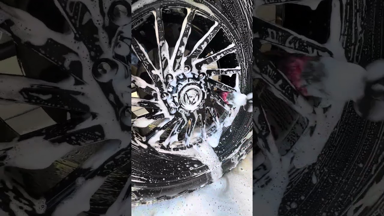 Satisfying wheel clean on custom wheels 