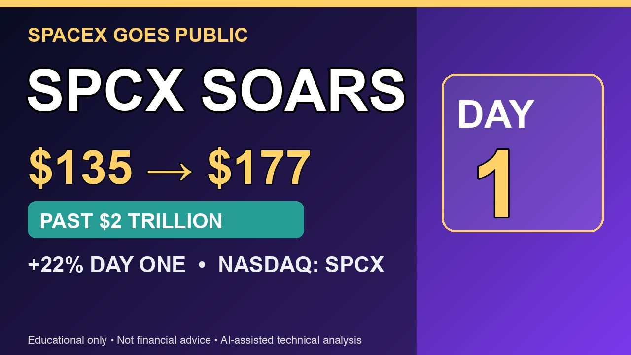 Thumbnail for SpaceX Crossed $2 Trillion on Day One — What Just Happened