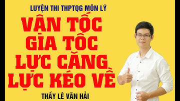 Vận tốc , gia tốc , lực căng, lực kéo về - Dao động điều hòa - Vật lý 12 - Thầy Lê Văn Hải