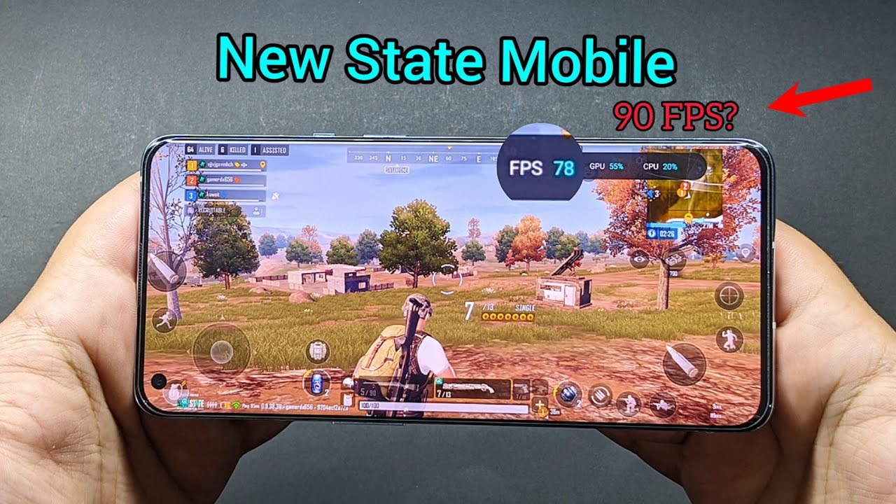 OnePlus 9 Pro | New State Mobile | Test Game | With FPS Meter | is it really giving 90 FPS?