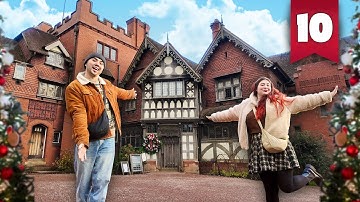 Inside a cosy British Manor House at Christmas 🏠 Vlogmas Day 10