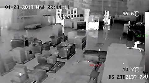 Hikvision Thermal camera Temperature measurement performance at warehouse