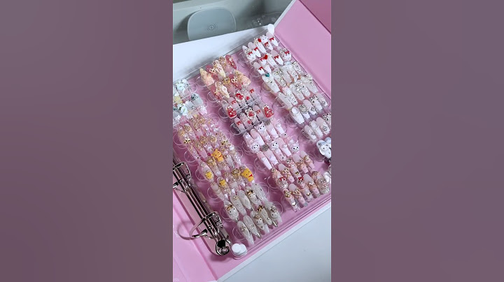 organize my nail art w me 🤍 #nails #nailart #pressonnails #satisfying #naildesign #gelnails