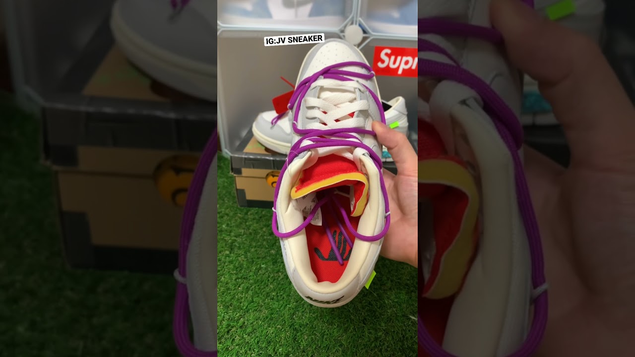 OFF-WHITE × NIKE DUNK LOW 1 OF 50 "45"