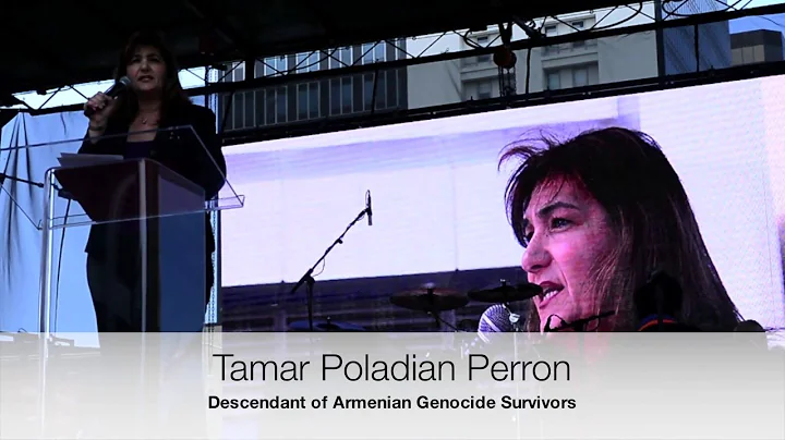 Tamar Poladian Perron 2016 Armenian Genocide Rally...