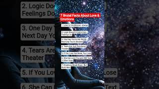 7 Brutal Facts About Love &amp; Emotions #selfimprovement #loveadvice #marriageadvise #loveandemotion
