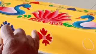 Gadapa Designs Simple And Easyl Gadapa Muggulu Designs For Houses Gadapa Painting Designs In Telugu