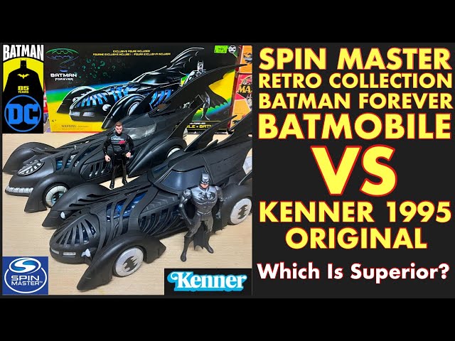 SPIN MASTER Retro Collection Batman Forever Batmobile VS Kenner