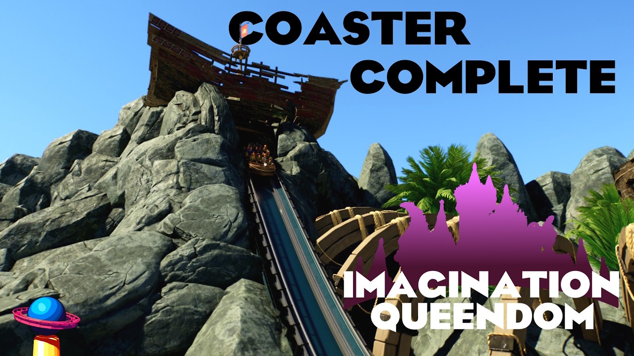 The Pirate Area is done! + Coaster POV - Planet Coaster 2 - Imagination Queendom ep23