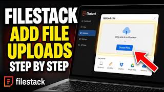 How to activate add file uploads using Filestack in your no-code app - Step By Step