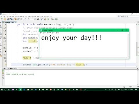 How to program in Java? PART 1: Adding integers - YouTube