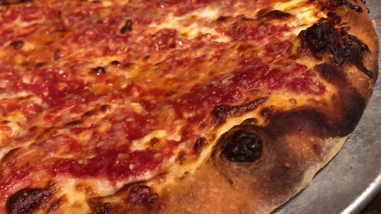 Santarpios pizza at the resturant