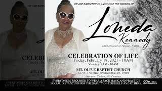 Ricks Funeral & Cremations Live Stream: Celebration of Life for: Loneda Kennedy