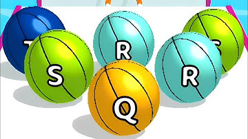 AZ Run ABC Ball Runner All Levels Gameplay Walkthrough (Android Ios) Level 245