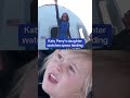 Katy Perry's daughter watches space landing