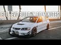 Building an EVO 8 IN 10 MINUTES! *AMAZING TRANSFORMATION*