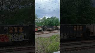 Csx Empty Coal train in Catlettsburg Ky