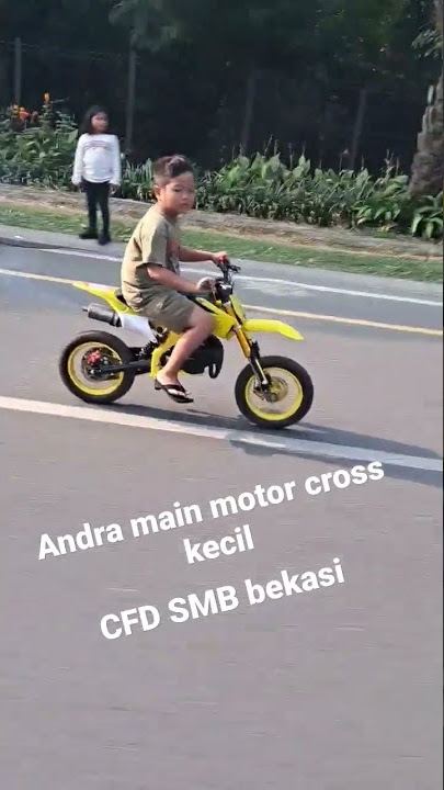 andra main motor cross kecil... di CFD SMB bekasi