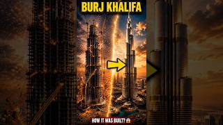 AI BURJ KHALIFA FACTORY LOADING... How It Was Built in 15 Seconds 🏗️ #burjkhalifa #dubai #ai