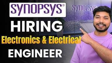 Synopsys Hiring Electronics and Electrical Engineers 2025