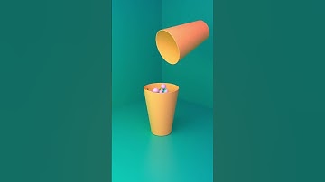 Eyeballs Pour #satisfying  #animation #blender3danimation #eyeballs