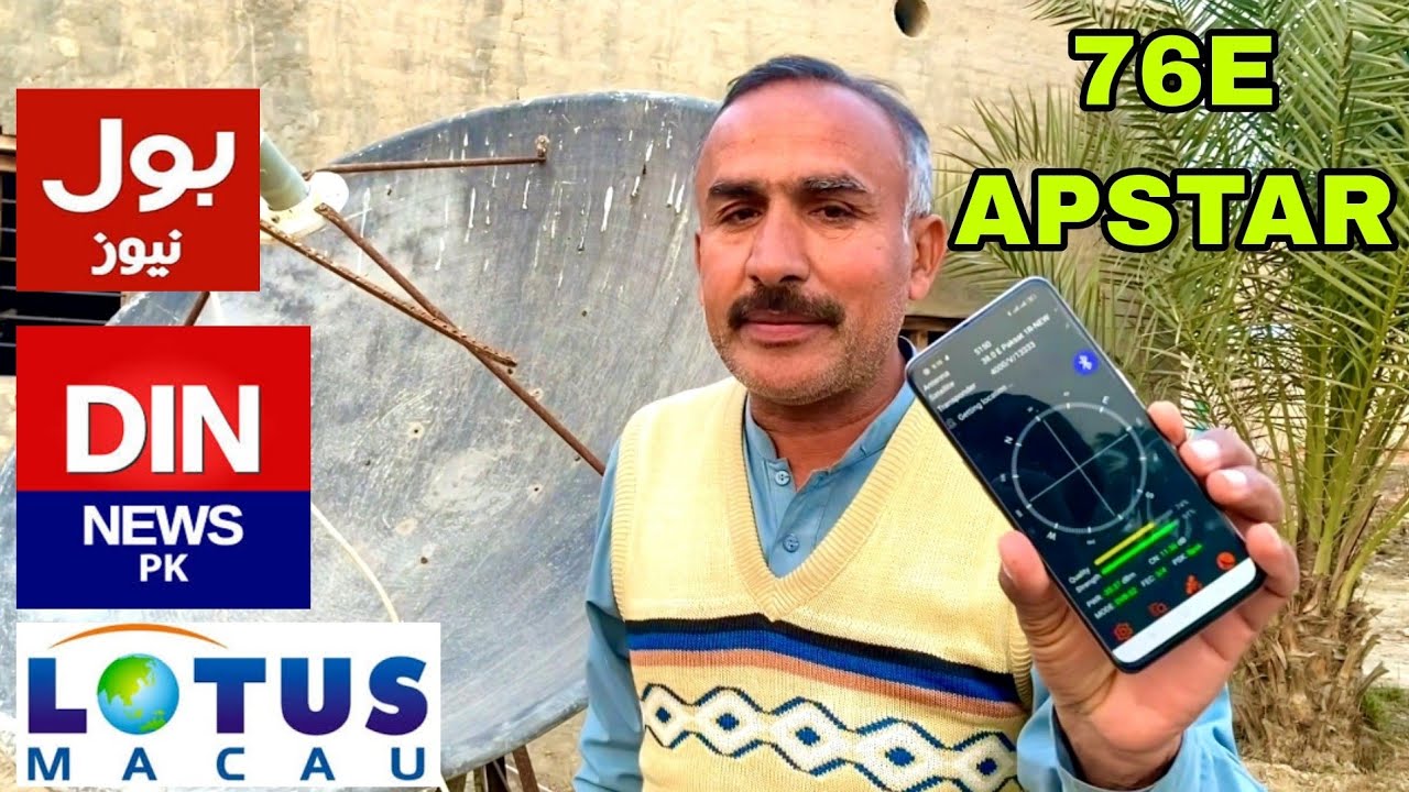 How to set 76e Apstar satellite Latest update 2024. - YouTube