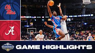 Alabama Crimson Tide vs. Ole Miss Rebels | Game Highlights | 2026 SEC Men's Basketball Tournament