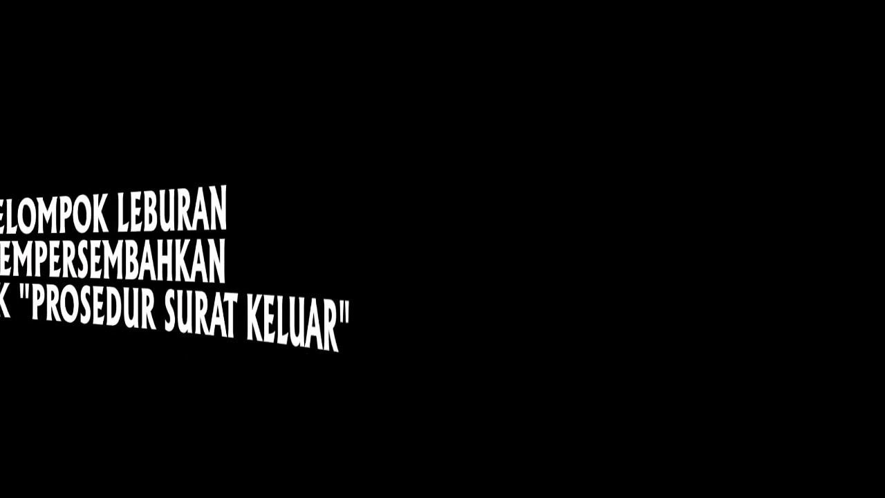 Prosedur surat keluar 
