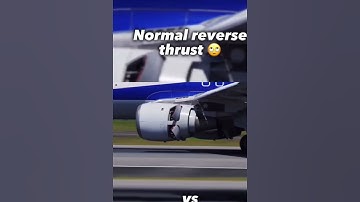 Normal reverse thrust vs target thrust reversers