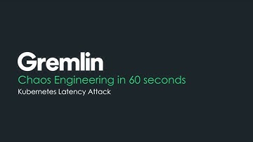 Chaos Engineering in 60 Seconds  - Kubernetes Latency Attack