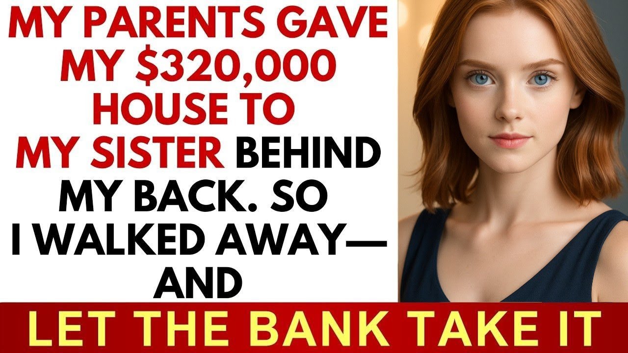 My Parents Gave My $320,000 House to My Sister Without Asking—So I Let ...
