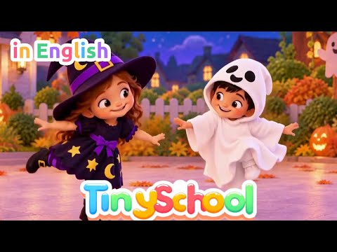 Halloween Freeze Dance Song | Halloween Songs for Kids | TinySchool