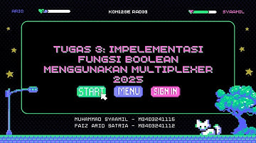 Tugas 3: Impelementasi Fungsi Boolean menggunakan Multiplexer 2025 #radig #kom120e