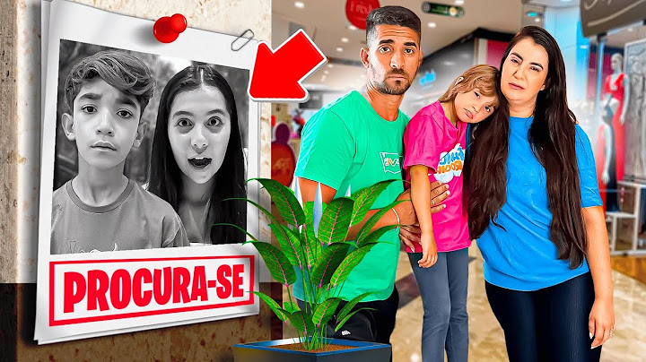 LUCAS DESAPARECEU NO SHOPPING COM SARAH DE ARAÚJO