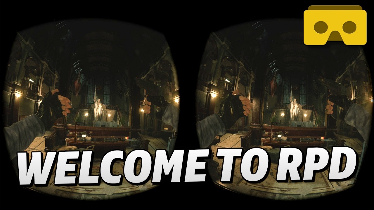 Resident Evil 2 Remake VR Mod Gameplay | Leon Intro (SBS 3D)