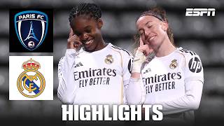 El Real Madrid Remonta Y Gana Al Paris Fc Uefa Womens Champions League Highlights