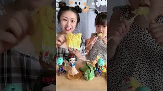 ASMR Girls who love to eat food. ASMR Snacks. Review of snacks. Snacks for children. Top ASMR  #105