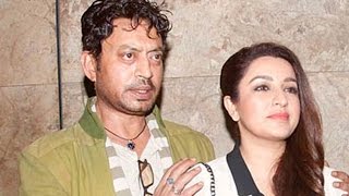 Irrfan Khan And Tisca Chopra At The Screening Of Film Qissa