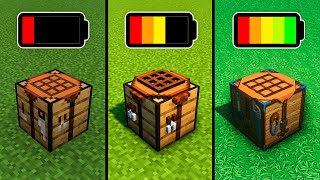 minecraft with different power of battery