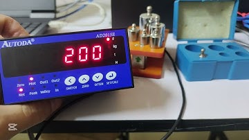 รีวิวการใช้งาน โมดูลแสดงผลค่าน้ำหนัก AUTODA AD2015E RS485
