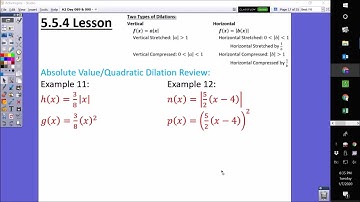 A2 5.5.4C Square Root Function Dilations