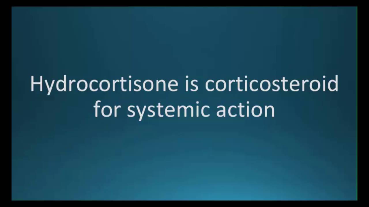 How to pronounce hydrocortisone (SoluCortef) (Memorizing Pharmacology