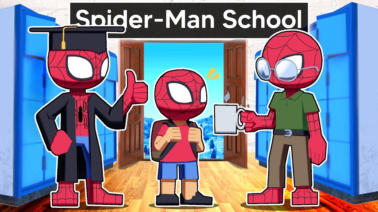 Joining SPIDERMAN SCHOOL In GTA 5!