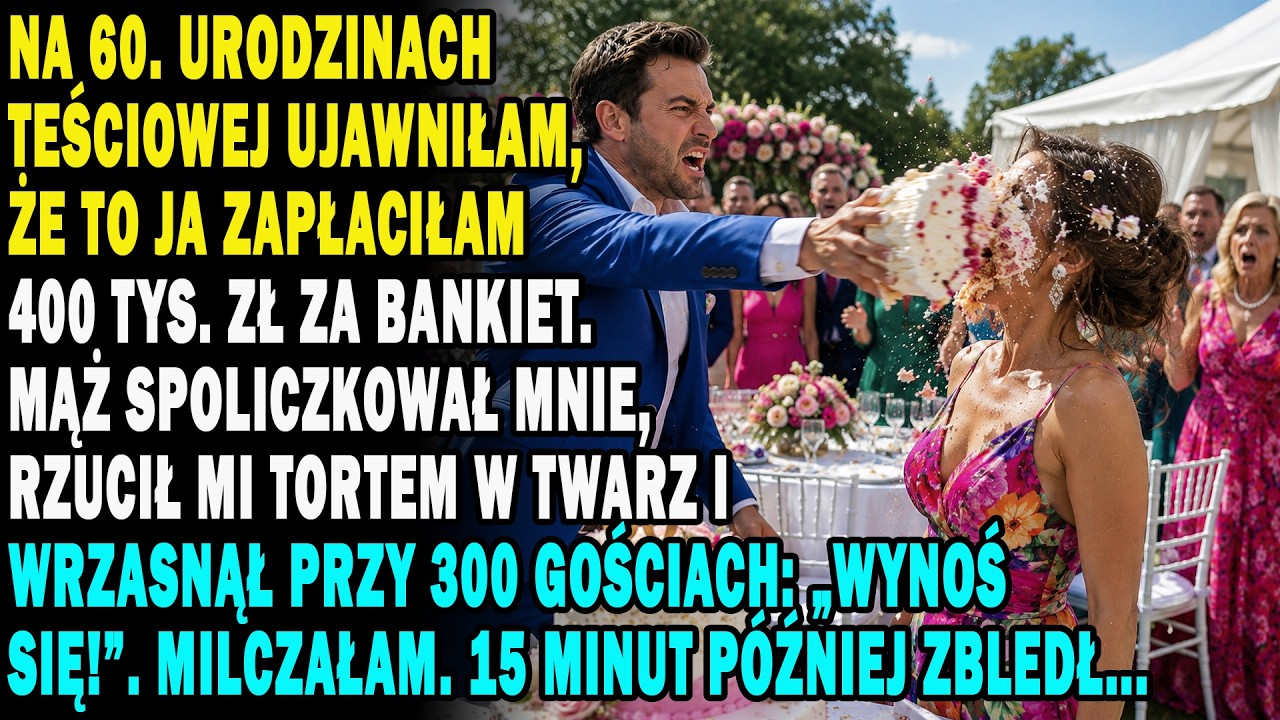 Leżałam na lodowatej podłodze restauracji Belweder, a krew z rozbitej wargi mieszała się z czerwonym winem rozlanym na mojej sukni. Mój mąż właśnie kopnął mnie w brzuch na oczach trzystu gości, a...