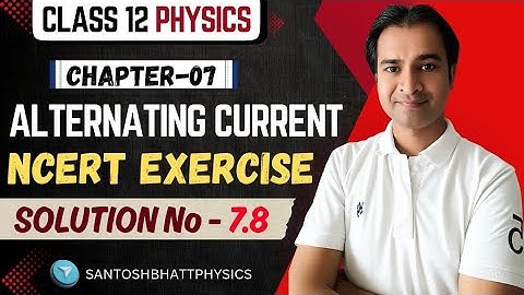 Ch7|Q8 Fig. shows a series LCR circuit connected to a variable frequency 230V source L=5H|class 12|