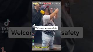 Top 5 FUNNIEST Gun Fails 🔫😂 | When Fear Meets Stupidity 💀😂 #funny #funnymoments #top5