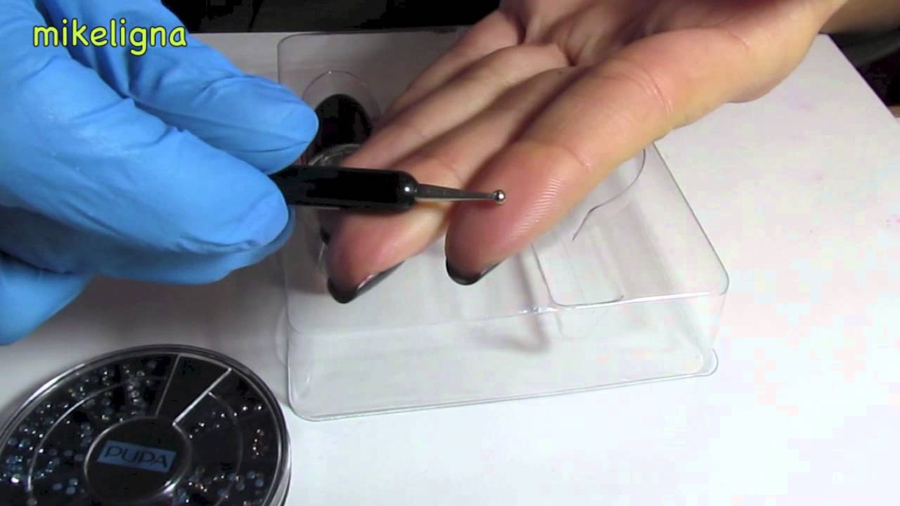 Tutorial #nailart Spotted Flower | Mikeligna | dotter | per Pupa Nail Academy