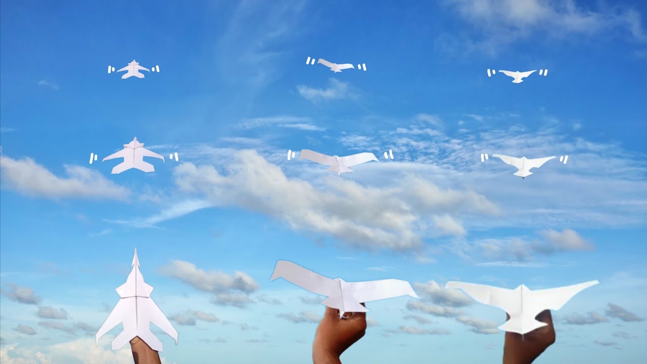 3 best and unique paper plane ideas || how to make paper plane|| 