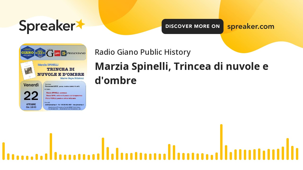 Marzia Spinelli, Trincea di nuvole e d’ombre