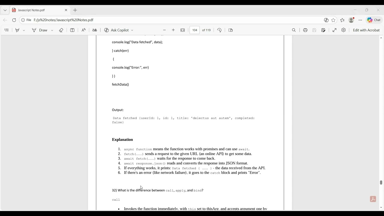 What is the use of async and await in js  in malayalam